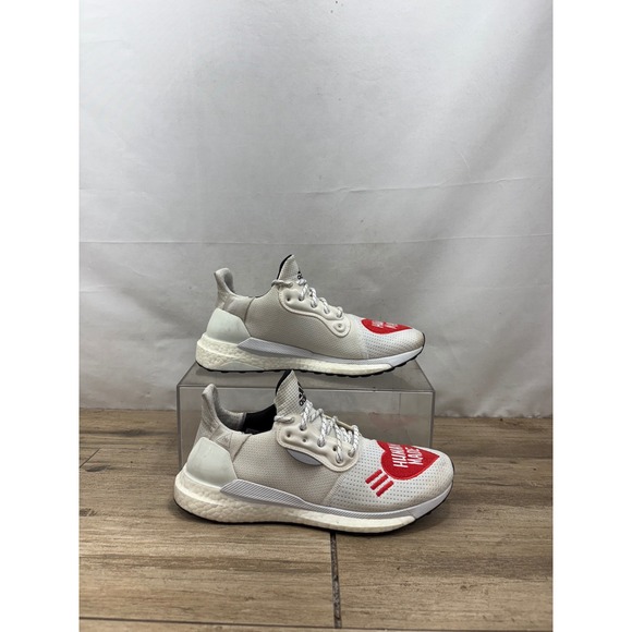 Adidas x Human Made‎ Solar HU V2 Cream White Running Shoes EG1837 Mens - Picture 1 of 10